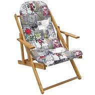 ROJAPLAST BORNEO deck brown / gray - Garden Lounger