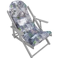 ROJAPLAST BORNEO Lehátko šedá - Garden Lounger