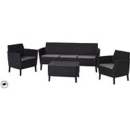 KETER SALEMO 3 seater garden furniture set, graphite - Garden Furniture