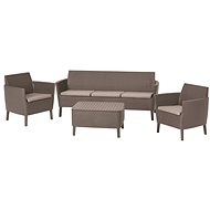 ALLIBERT SALEMO 3 SEATER cappuccino - Garden Furniture