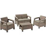 ALLIBERT CORFU Set, Cappucino - Garden Furniture