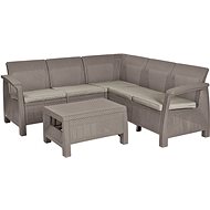 ALLIBERT CORFU RELAX Cappuccino - Garden Furniture