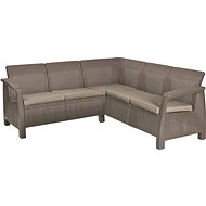 ALLIBERT CORFU RELAX Cappuccino - Garden Sofa
