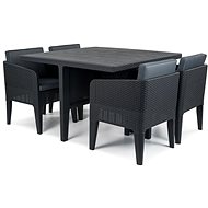 ALLIBERT COLUMBIA 5 Graphite - Garden Furniture