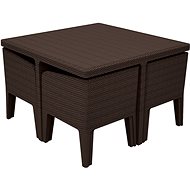 ALLIBERT COLUMBIA 5 Brown - Garden Furniture