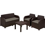 ALLIBERT GEORGIA Set Brown - Garden Furniture