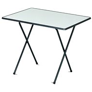 ROJAPLAST Garden camping table SEVELIT, 80 cm, anthracite/white - Garden Table
