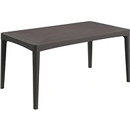 ALLIBERT GIRONA graphite table - Garden Table