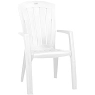 ALLIBERT SANTORINI armchair white - Garden Armchair