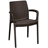 ALLIBERT Armchair BALI MONO 6 pcs brown - Garden Armchair