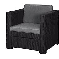 ALLIBERT Armchair PROVENCE graphite - Garden Armchair