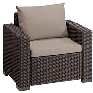 ALLIBERT Armchair PROVENCE brown - Garden Armchair