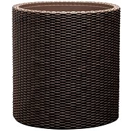 KETER SMALL CYLINDER flower pot brown - Flower Pot
