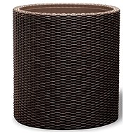 KETER MEDIUM CYLINDER flower pot brown - Flower Pot
