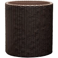 KETER LARGE CYLINDER flower pot brown - Flower Pot