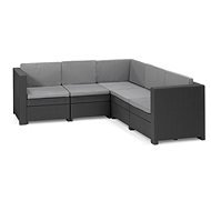 ALLIBERT PROVENCE Set graphite - Garden Sofa