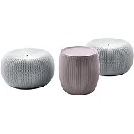 KETER URBAN KNIT set (COZIES set) gray / purple - Garden Furniture