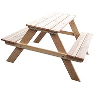 ROJAPLAST Garden furniture set PIKNIK - children's, natural - Garden Furniture