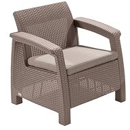 ALLIBERT Chair CORFU cappuccino - Garden Armchair