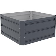 ROJAPLAST Raised bed, metal, grey 60 x 60 x 30 cm - Raised Garden Bed