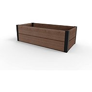 KETER Raised bed Maple Trough, wood plastic, brown, 106 x 50 x 32 cm - Raised Garden Bed