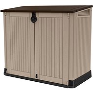 KETER Garden cabinet NEW STORE IT OUT MIDI, 110 × 130 × 74 cm, brown - Garden Storage Cabinet