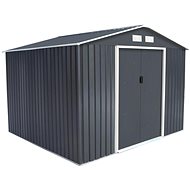 ROJAPLAST Garden house ARCHER D, grey 202 × 277 × 255 cm - Garden Shed