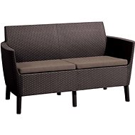 KETER bench SALEMO 2 SEATERS SOFA brown - Garden Bench