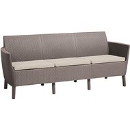 KETER bench SALEMO 3 SEATERS SOFA cappuchino - Garden Bench