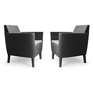 KETER armchair SALEMO DUO graphite - Garden Armchair