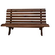 ROJAPLAST Garden bench RETRO, 150 cm, stained - Garden Bench