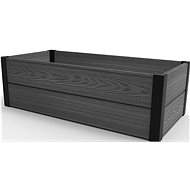 KETER Raised bed Maple Trough, wood plastic, grey, 106 x 50 x 32 cm - Raised Garden Bed