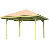 Weka Wooden garden gazebo 651 (380 × 380 × 299 cm) - Garden Gazebo