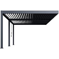 RojaPlast Bioclimatic pergola Intro Duo 6 × 4 m, aluminium - for wall - Pergola