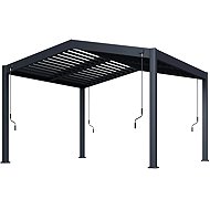 Rojaplast Bioclimatic pergola Apex 3,6 × 4 m, aluminium - freestanding - Pergola