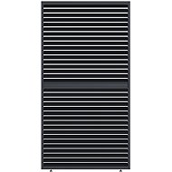 Rojaplast Shading panel anthracite - folding slats, horizontal 1.3 m for bioclimatic pergola - Screen