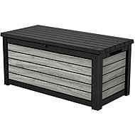 Keter Signature Horizontal Storm Grey Box 630 l - Garden Bbox