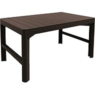 Keter table Deco Lyon Walnut/Grafit - Garden Table