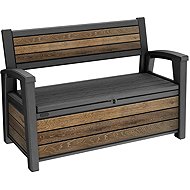 Keter Deco Garden Bench 227 l Walnut - Garden Bench