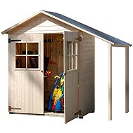 Weka Wooden garden house 357 (270 × 105 × 216 cm) - Garden Shed