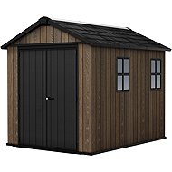 Keter Apex 9 × 7.5 Walnut - Garden Shed