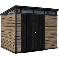Keter Pent Signature Horizontal Ashwood 9×7 light brown - Garden Shed