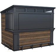 Keter Deco Bar Duo - Walnut - Garden Shed
