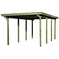 Weka Wooden carport 606 (3 × 6 m) - Car Shelter