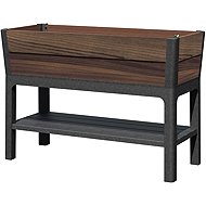 Keter Deco Elevated Garden Bed Virágcserép, Walnut - Virágcserép