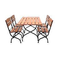ROJAPLAST Garden furniture set WEEKEND I. 1st table + 4 chairs - Garden Furniture