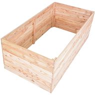 ROJAPLAST Premium raised bed, wood, larch 135 × 70 × 50 cm - Raised Garden Bed