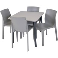 ROJAPLAST Garden furniture set ITALIA BALCONY garden table 1 + 4 garden chairs EMMA - Garden Furniture