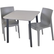 ROJAPLAST Garden furniture set ITALIA BALCONY garden table 1 + 2 garden chairs EMMA - Garden Furniture