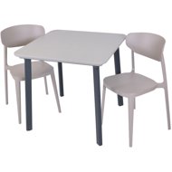 ROJAPLAST Garden furniture set ITALIA BALCONY garden table 1 + 2 garden chairs MARE - Garden Furniture